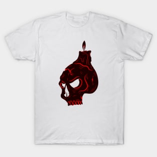 Devil Skull Horror Halloween T-Shirt